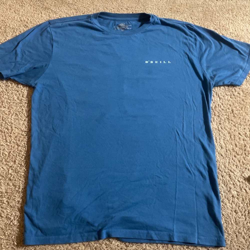O'Neill Blue Short Sleeve Tee Classic Crew Neck